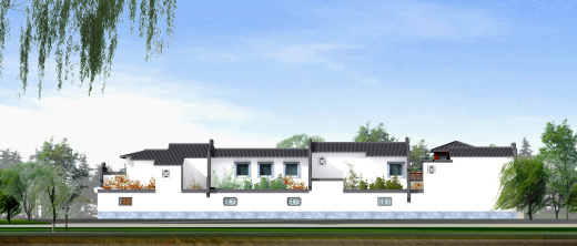 北方四合院建筑带效果图1缩略图